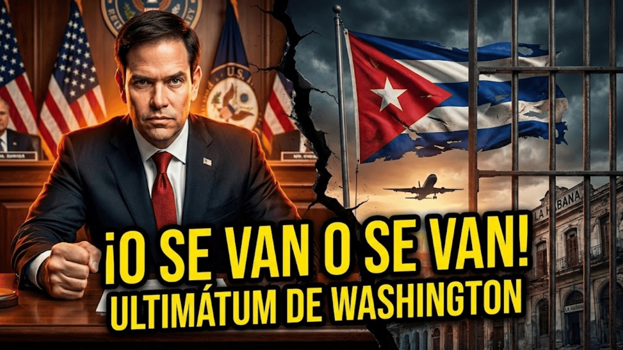 🚨¡ULTIMÁTUM AL RÉGIMEN CUBANO! "Se van o se van", advierten congresistas de Florida.