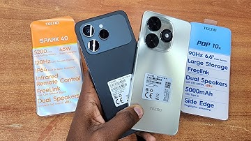 Tecno spark 40 Vs Tecno POP 10C Speed test