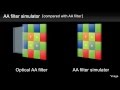 Pentax DSLR Features "Anti-Aliasing Filter Simulator"
