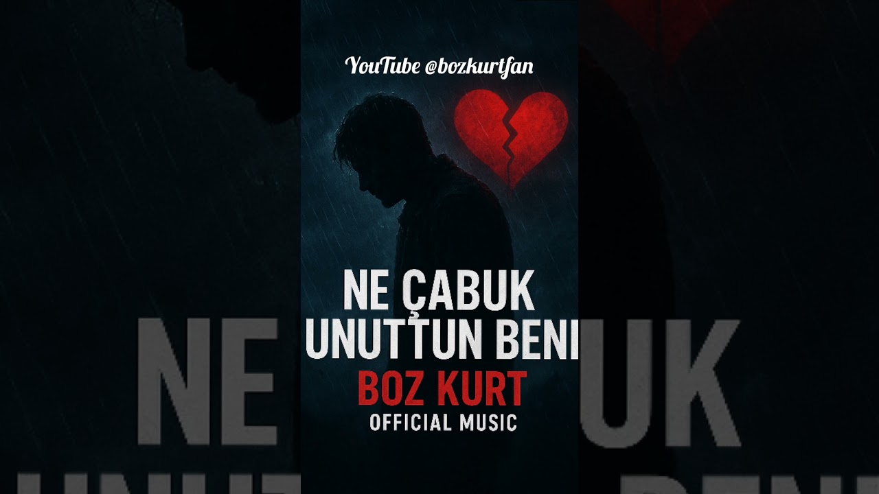 NE ÇABUK UNUTTUN BENİ 💔 – BOZ KURT OFFICIAL MUSIC 🎶 
