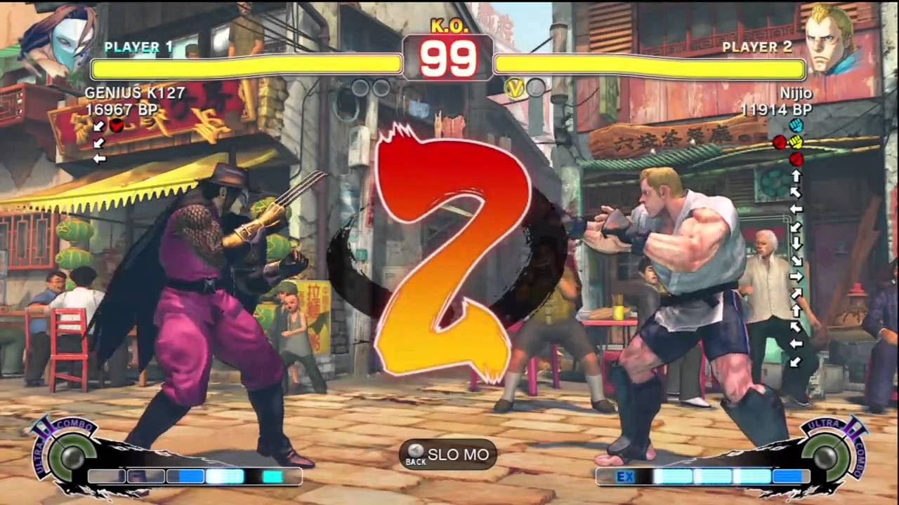 Nijio [Abel] vs GENIUS K127 [Vega] SSF4 Japanese Online Ranked Matches - TRUE-HD