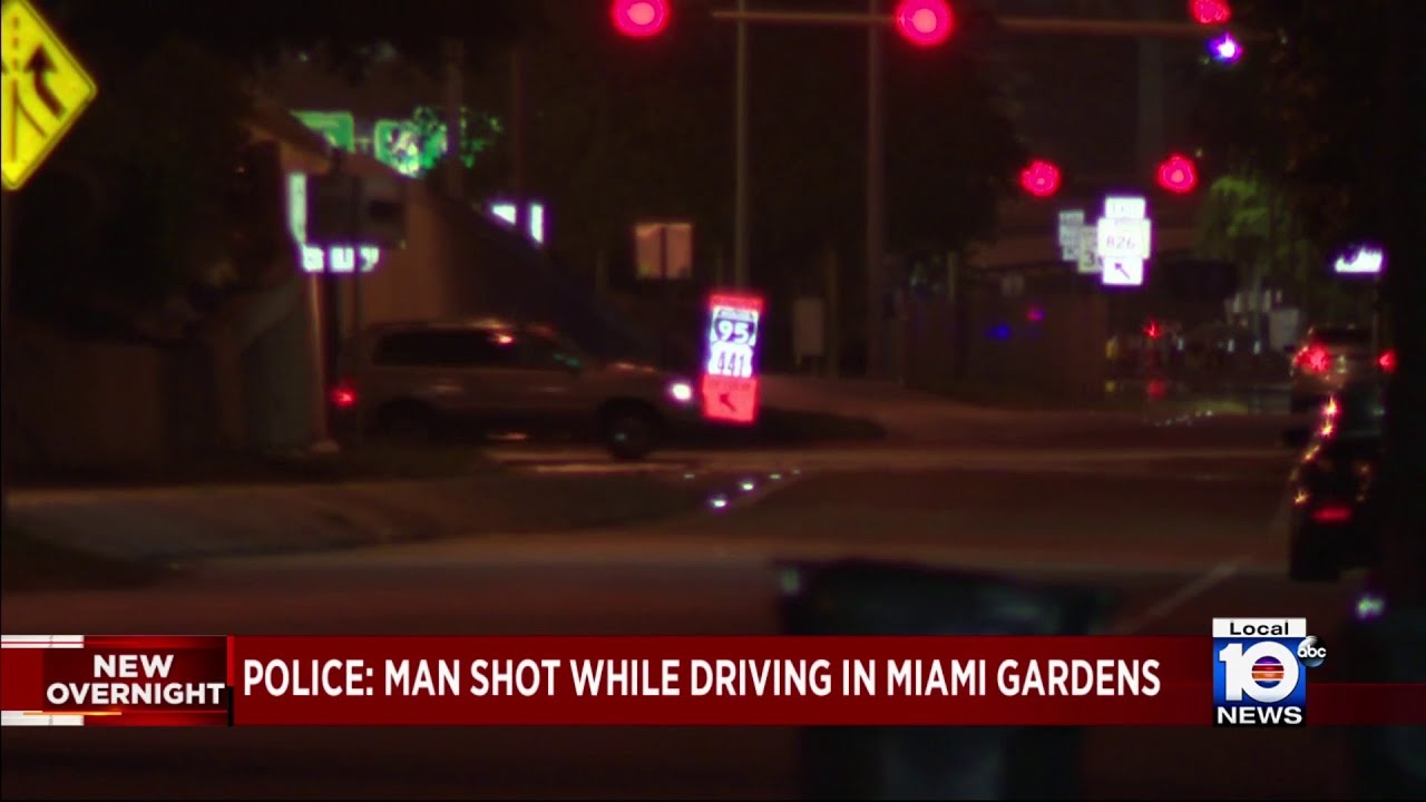 Man shot dead inside car while driving in Miami Gardens, police say ...