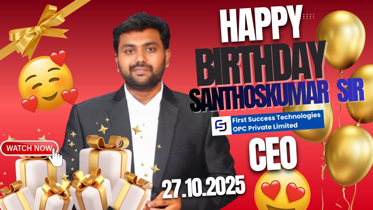 First Success Tech CEO Birthday Celebration Video - YouTube