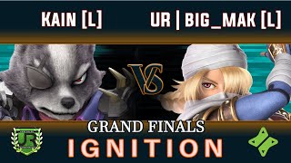 Ignition #217 GRAND FINALS - Kain [W] (Wolf) vs UR | big_mak [L] (Sheik)