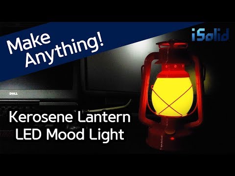 Make Anything! Kerosene Lantern LED Mood Light, Timelapse, 등유램프 LED 무드등