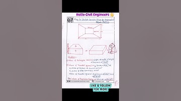 How to Calculate CONCRETE QUANTITY OF TRAPEZOIDAL FOOTING..??#civil#construction #trapezoidalfooting