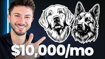 Make $10k+/Month Selling Basic AI SVGs (Digital Product Tutorial)