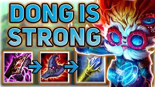 FEAR MY DONG!! HOW DID I NEVER KNOW HOW STRONG THIS IS?! HEIMERDINGER MID SEASON 7! - Patch 7.14