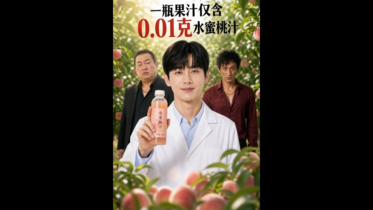 【一口气看完】《一瓶果汁仅含0.01克水蜜桃汁》#短剧 #AI短剧 #逆袭 #drama #爽剧 #鲨鱼先生