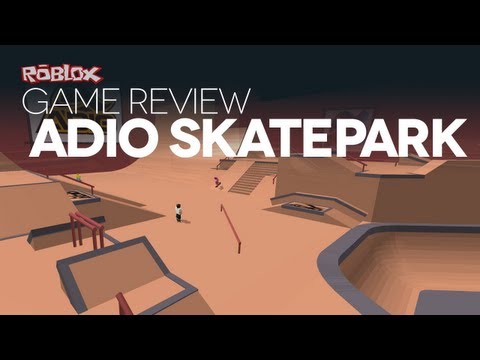 Game Review The Adio Skatepark Youtube - roblox game skating