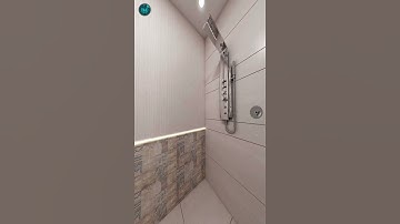 3D 360 Washroom Design |3Ds Max |Vray | #shorts #viral