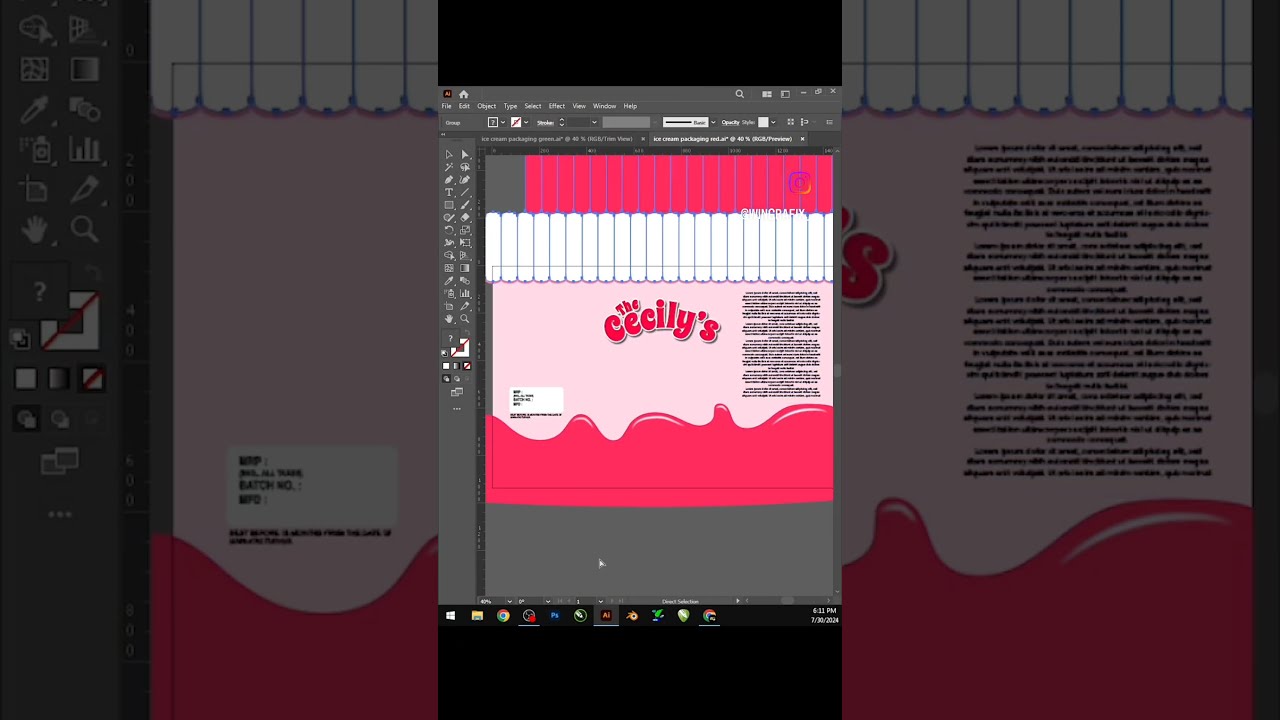 Ice Packaging Design 