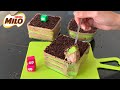 Resep ice milo cake dessert box