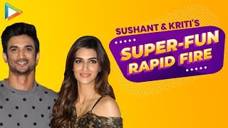 Sushant Singh Rajput And Kriti Sanon’s TERRIFIC Rapid Fire On Baahubali 3, Deepika Padukone,