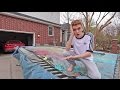 THE TRAMPOLINE IS RUINED! (RIP)