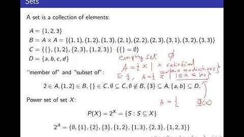 Math preliminaries for studying automata theory and computability