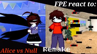 FPE react to: