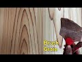 Teak Wood Graining Technique with Brush || Danish Paint & Tech