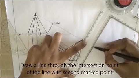 Auxiliary projection of hexagonal pyramid [STEP BY STEP PROCEDURE]