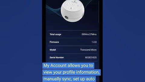 Transcend MySleepDash App Features & Interface - DirectHomeMedical.com