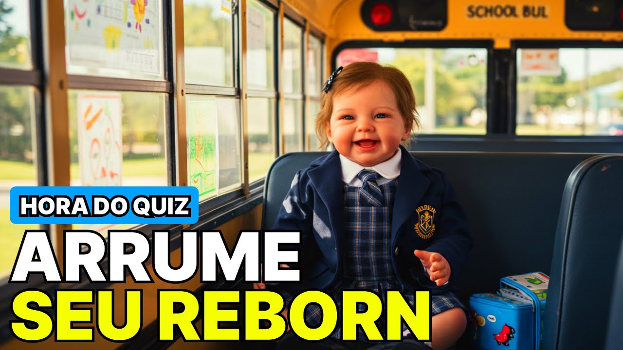 O Primeiro Dia de Aula do Bebê Reborn! 🚌 Escolha a Roupa e a Mochila!