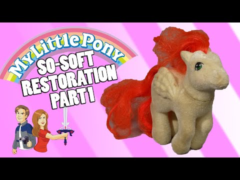 My Little Pony So-Soft Restoration: Part 1 - Deflocking - Vintage G1 Hasbro