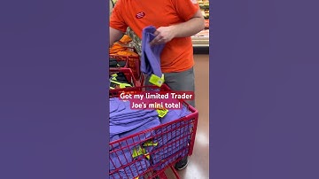 Waited an hour to grab my limited Trader Joe’s mini tote pass weekend. Have you gotten yours?