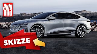 Audi A4 e-tron (2022), Erste Bilder vom elektrischen A4