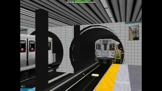 OpenBVE TTC H4 Departs Sherbourne On It's Last Day Of Service (For TrainsToronto)