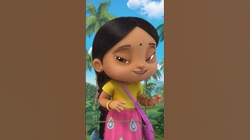 Building a Bridge to Help a Deer Friend | Mighty Little Bheem is now streaming on Netflix