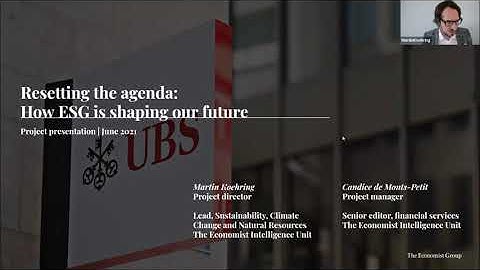Resetting the agenda: How ESG is shaping our future