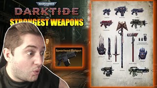 The STRONGEST WEAPONS for EACH CLASS on Darktide For Endgame and leveling (Tierlist?) Warhammer 40k