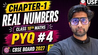 Class 10 Maths Real Numbers PYQ #4 | HCF of 144 and 180 in the form 13m - 16 | CBSE Board