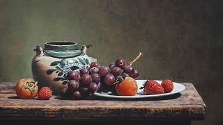 Classical Still Life oil painting     #portrait
