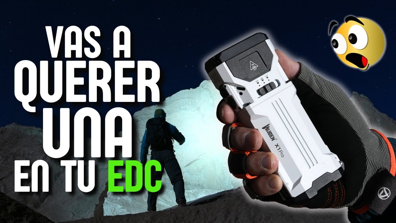 ¡La linterna más potente que he probado! 13K Lúmenes - Wuben X1 Pro