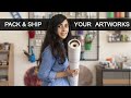 How i pack and ship my paintings tips from an artist
