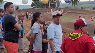 Motocross Em Alagoa Nova PB. categoria MX1. Disputa Grande entre J.Vitor x Gabriel Calisto.