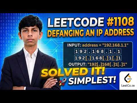 LeetCode #1108 | Defanging an IP Address | Easy String Solution in C++