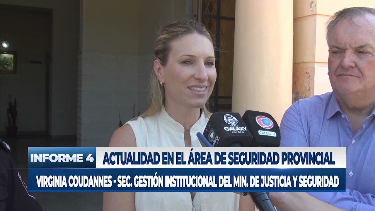 Actualidad en el área de seguridad provincial