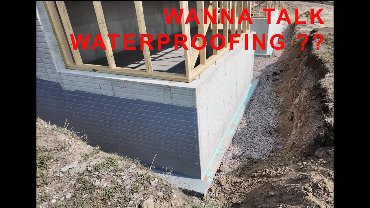 FOUNDATION WATERPROOFING and More..... - YouTube