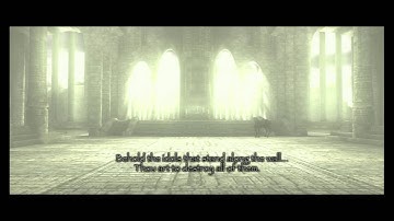 Shadow Of The Colossus HD - Intro And First Colossus (PS3)