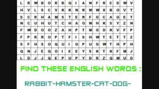 Thumbnail Crossword Puzzle (Kreuzworträtsel) SEARCH ENGLISH WORDS No.1