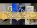 Review Furnimart Swivel Criss Cross Legged Chair with Wheels for Home Office, Wide Armless Desk Chai