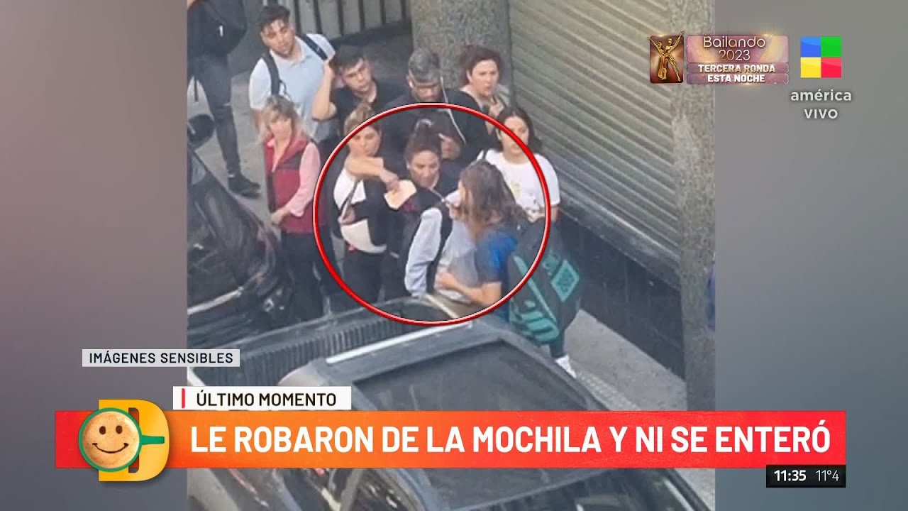 Alerta por pungas en la city porteña: le robaron la mochila y ni se enteró