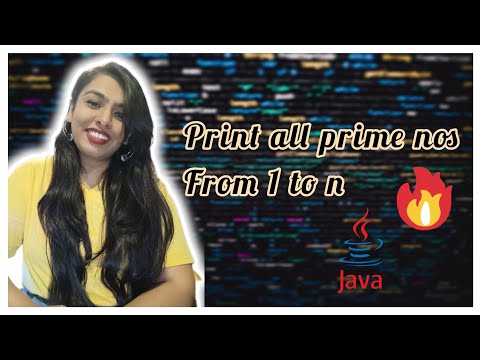 Print all prime numbers from 1 to n | Java coding practice | Algorithm Arena