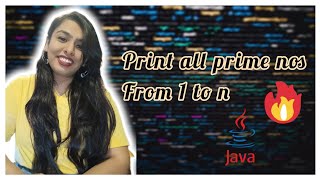 Print all prime numbers from 1 to n | Java coding practice | Algorithm Arena