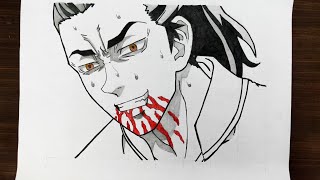 Cara Menggambar Baji Keisuke Tokyo Revengers | How To Draw Baji Keisuke
