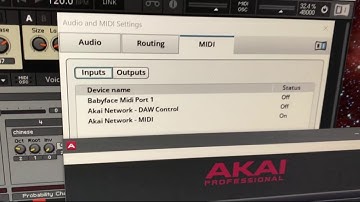 wireless Midi - AKAI Network Driver - MPC / Force