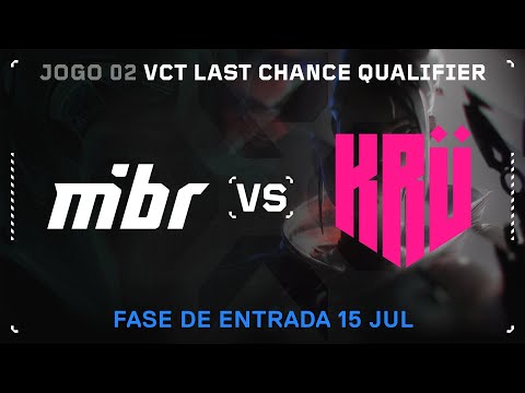 KRÜ Esports x MIBR (Mapa 2: Lotus) | VALORANT Last Chance Qualifier Americas