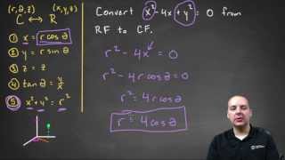 Rectangular to Cylindrical Conversion - Example 2